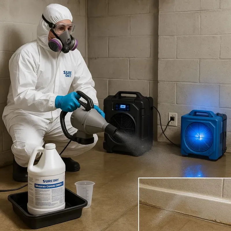 Sanitization and Odor Removal process in Morrisville, NC