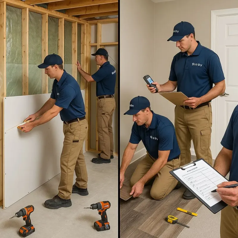 Repairs and Reconstruction process in Morrisville, NC